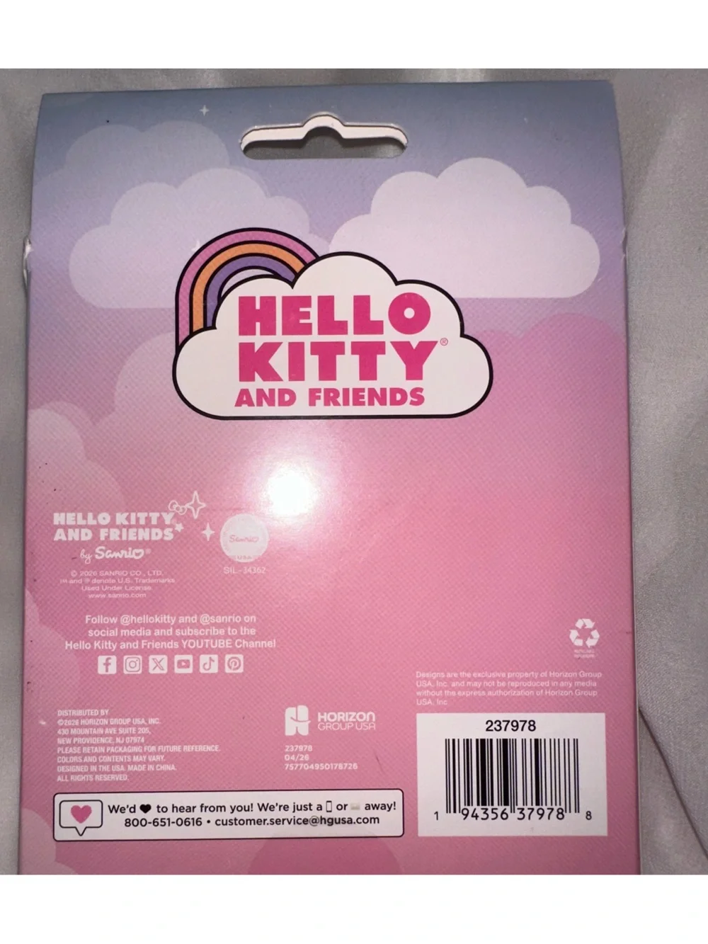 NEW SEALED Hello Kitty Kuromi Gelli Gels Purple Glitter Squishy Fidget Sanrio